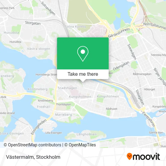 Västermalm map