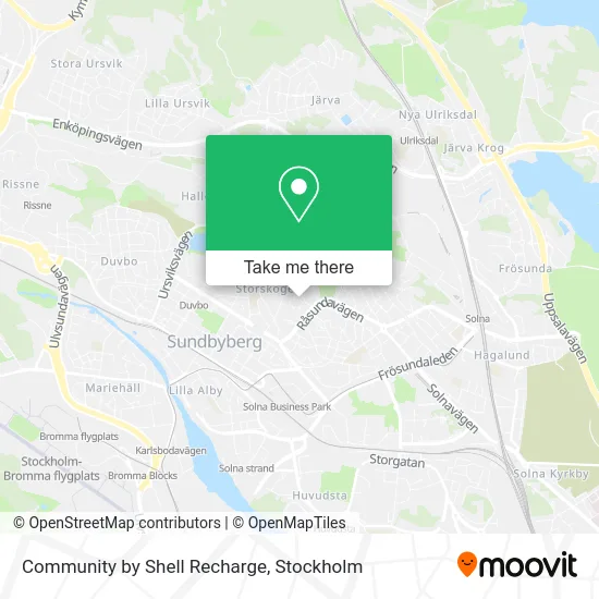 Community by Shell Recharge map