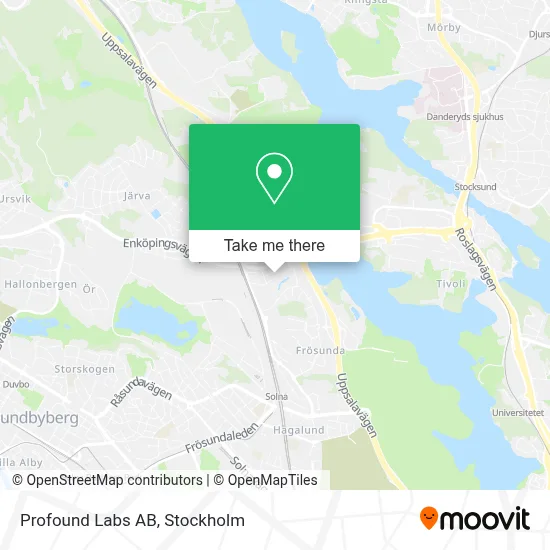 Profound Labs AB map