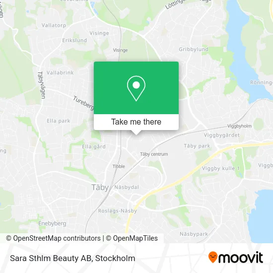 Sara Sthlm Beauty AB map