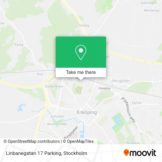 Linbanegatan 17 Parking map