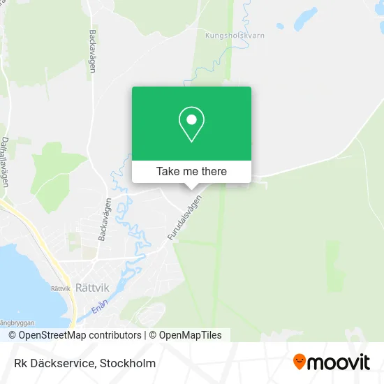 Rk Däckservice map