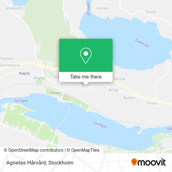 Agnetas Hårvård map