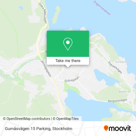 Gumåsvägen 15 Parking map