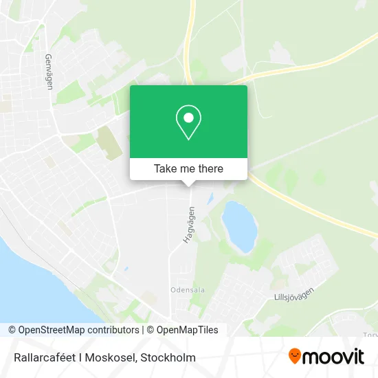 Rallarcaféet I Moskosel map