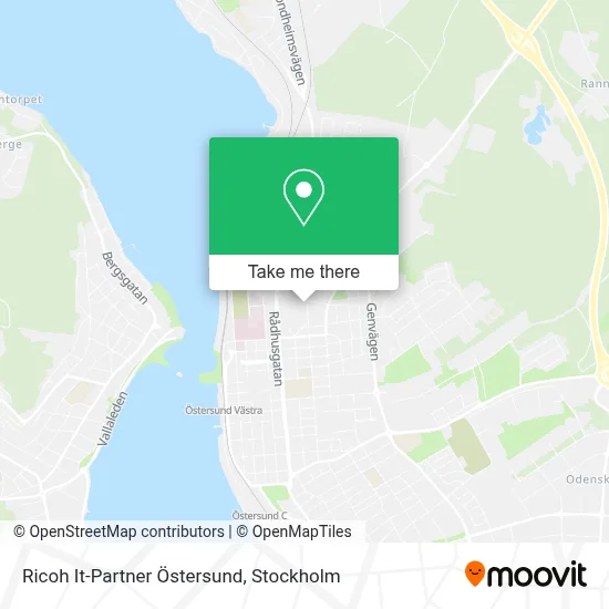 Ricoh It-Partner Östersund map