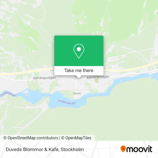 Duveds Blommor & Kafé map