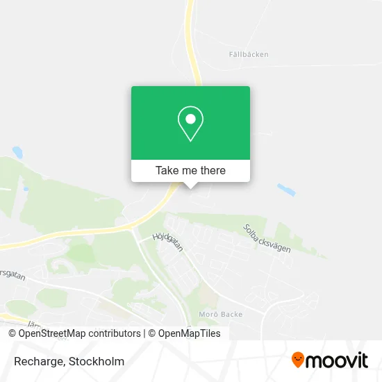 Recharge map