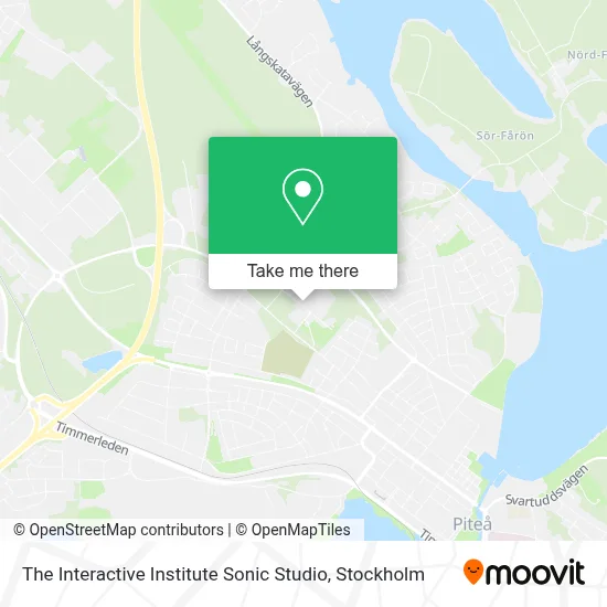 The Interactive Institute Sonic Studio map