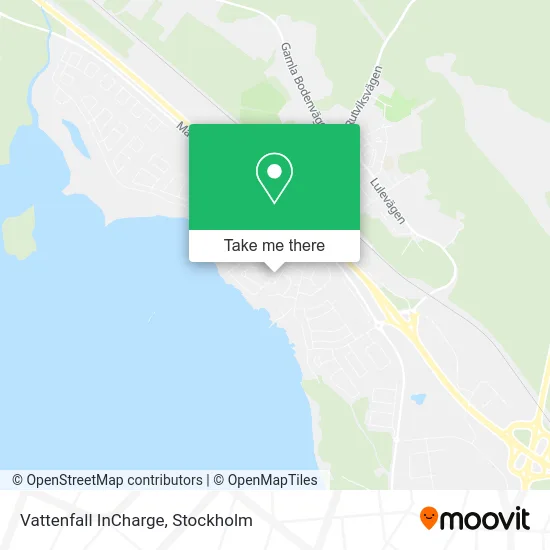 Vattenfall InCharge map