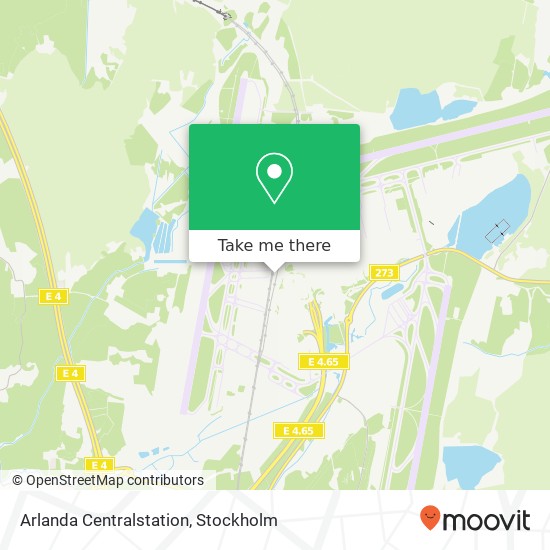 Arlanda Centralstation map