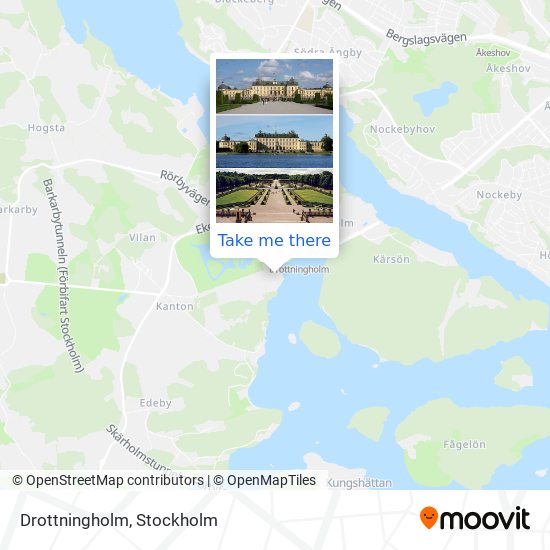 Drottningholm map