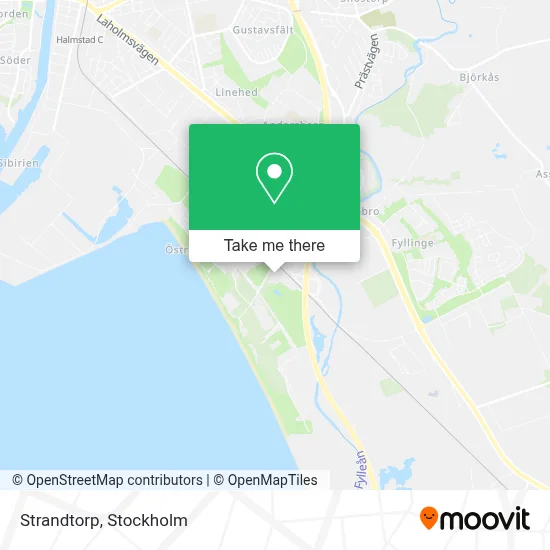 Strandtorp map