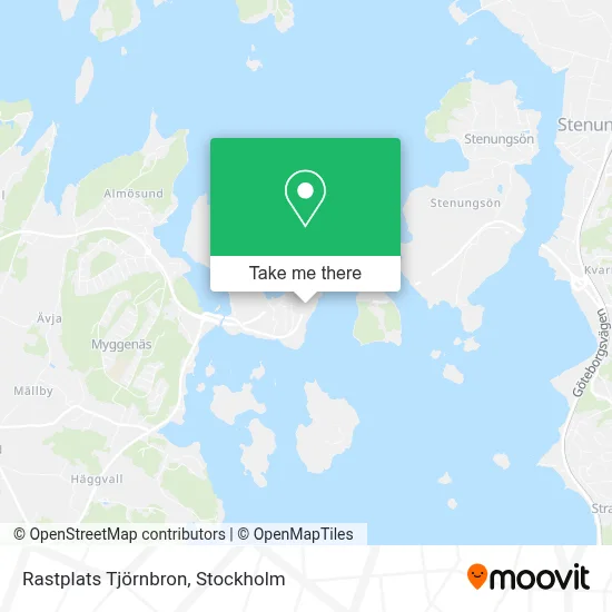 Rastplats Tjörnbron map