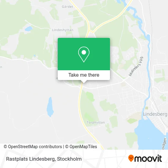 Rastplats Lindesberg map