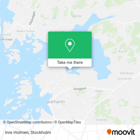 Inre Holmen map