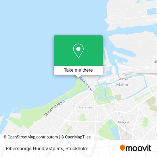 Ribersborgs Hundrastplats map