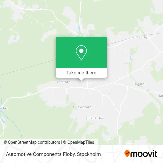 Automotive Components Floby map