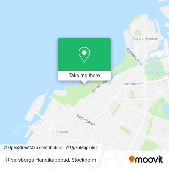 Ribersborgs Handikappbad map