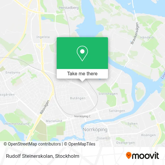 Rudolf Steinerskolan map