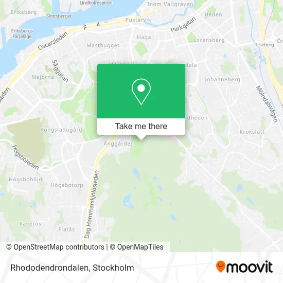 Rhododendrondalen map