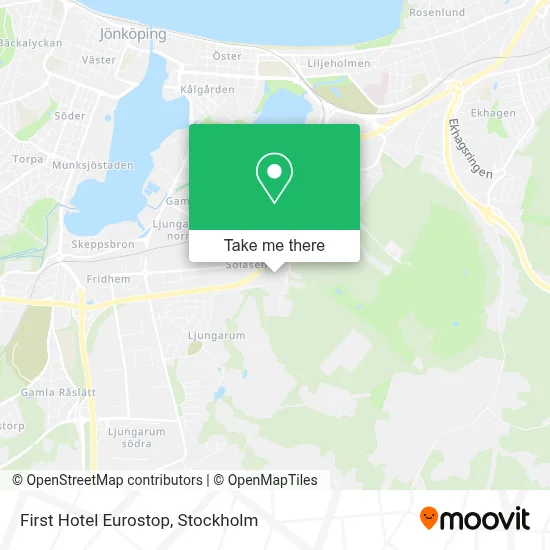 First Hotel Eurostop map