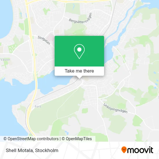Shell Motala map