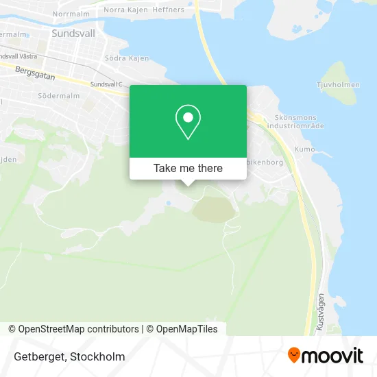 Getberget map