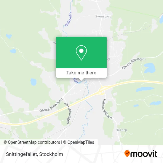 Snittingefallet map