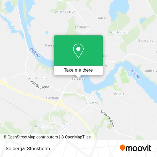 Solberga map