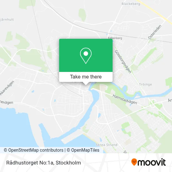 Rådhustorget No:1a map