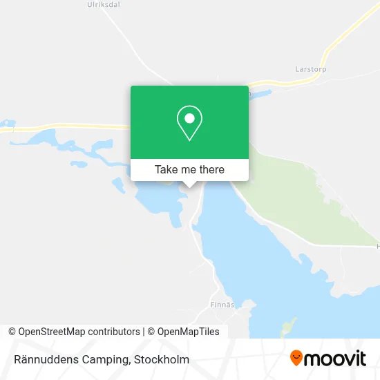 Rännuddens Camping map