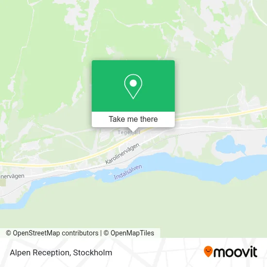 Alpen Reception map