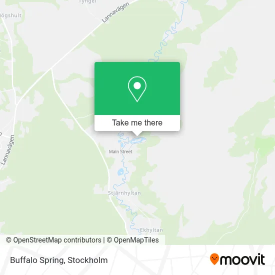 Buffalo Spring map