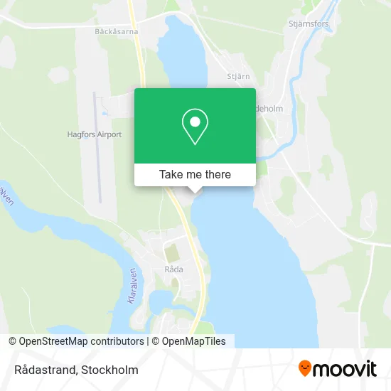Rådastrand map