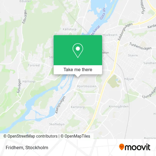 Fridhem map