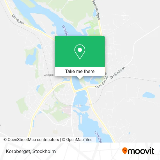 Korpberget map