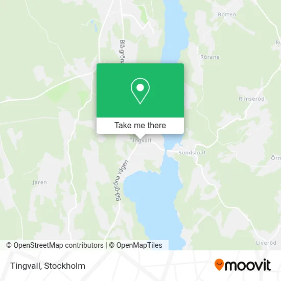 Tingvall map