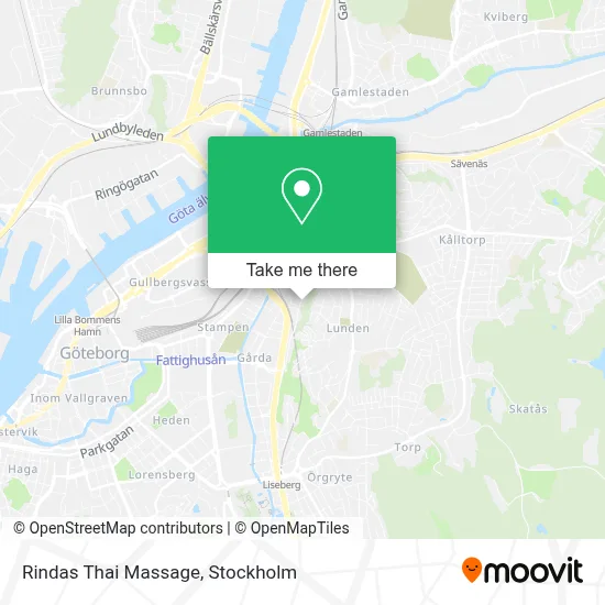 Rindas Thai Massage map