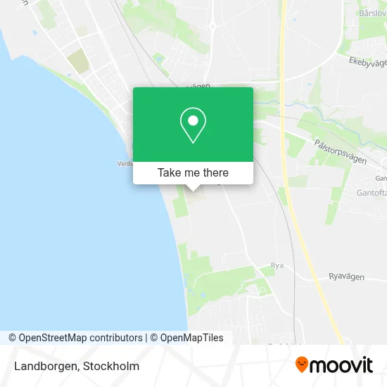 Landborgen map