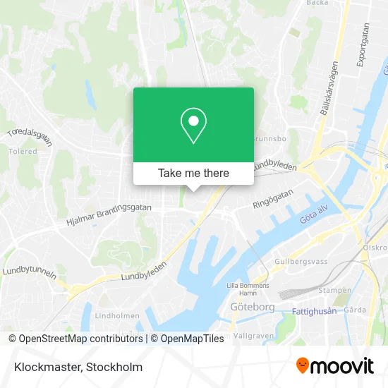Klockmaster map