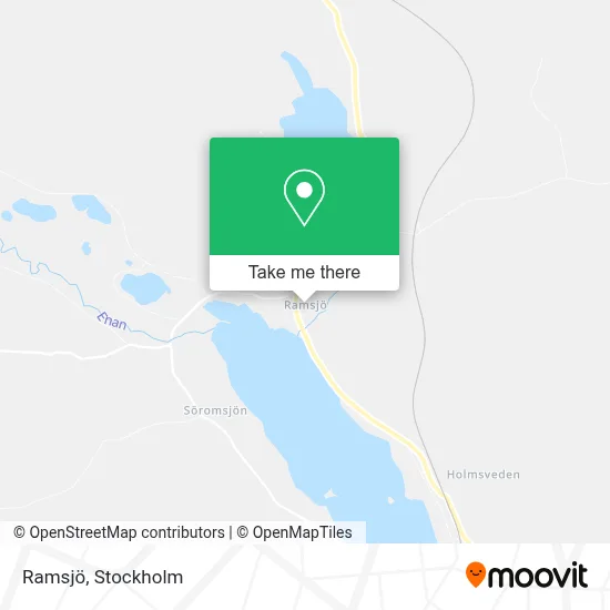 Ramsjö map