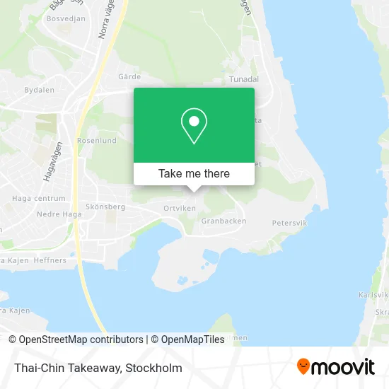 Thai-Chin Takeaway map