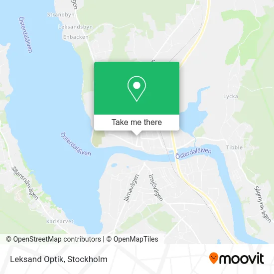 Leksand Optik map