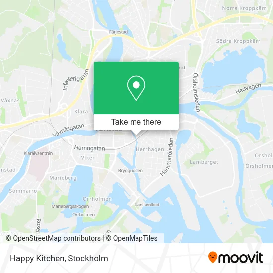 Happy Kitchen map