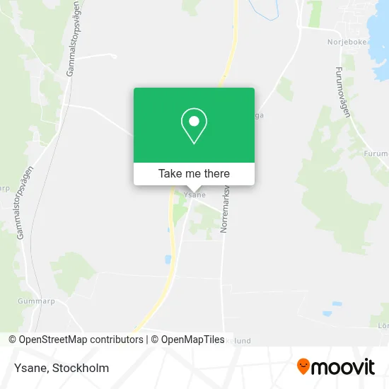 Ysane map