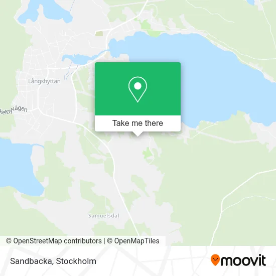 Sandbacka map