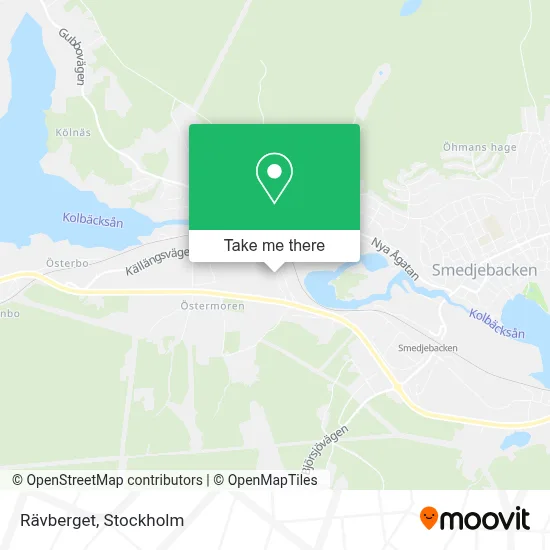 Rävberget map