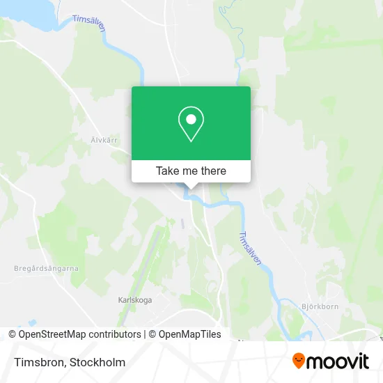 Timsbron map