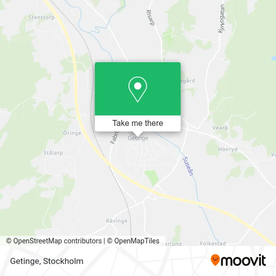 Getinge map